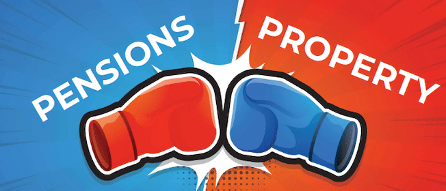 PROPERTY VS PENSION gloves fighting