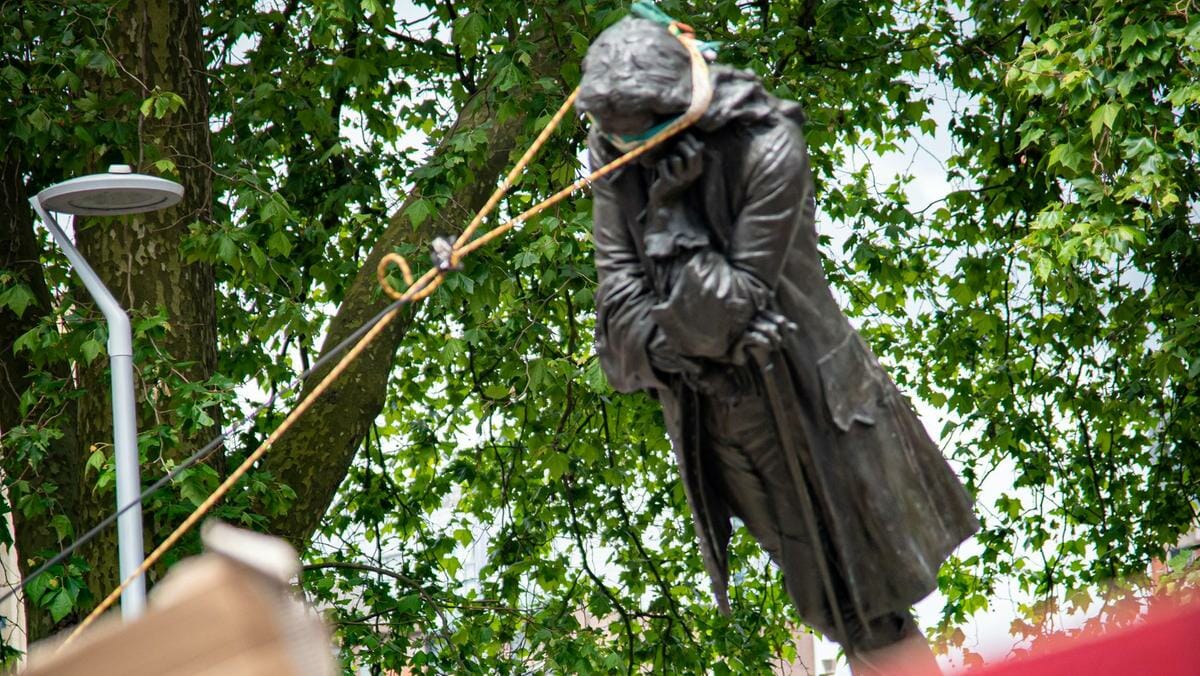Edward Colston Statue Pulled Down Bristol