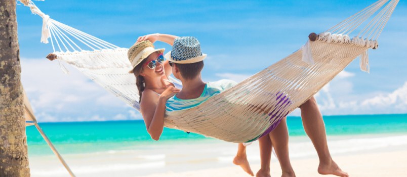 Financial independence retire early couple hammock